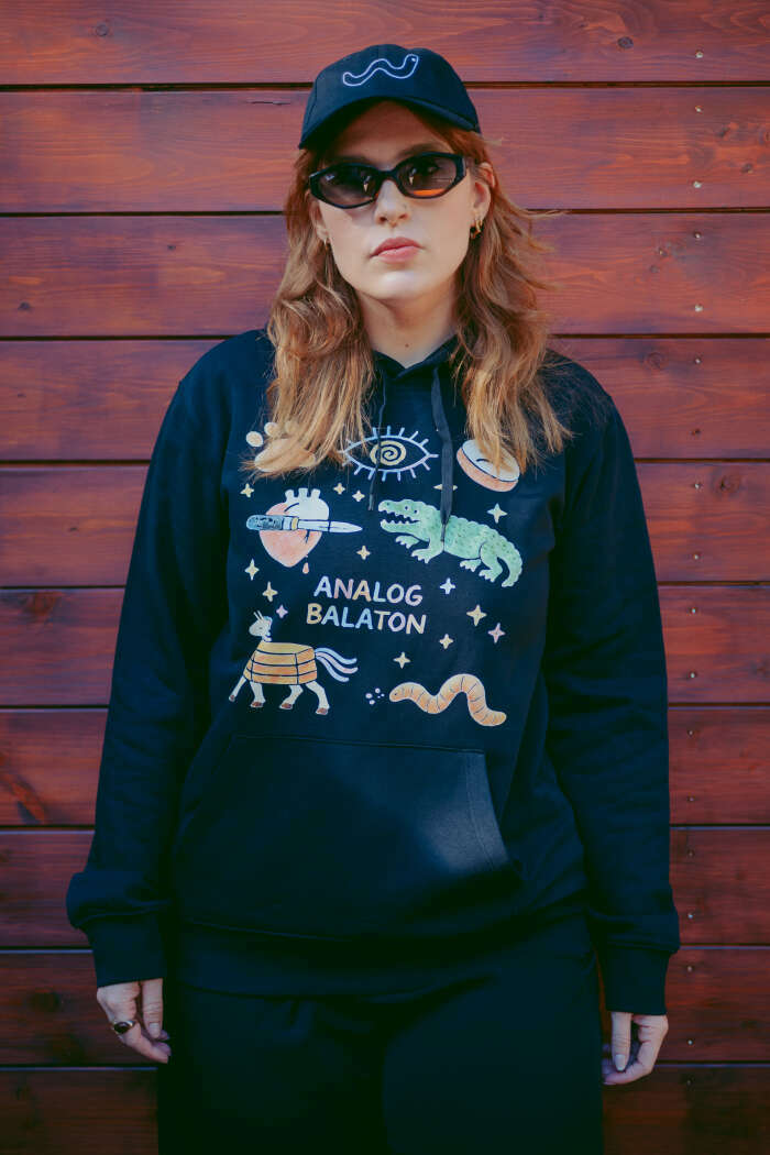 Mixtape fekete hoodie 