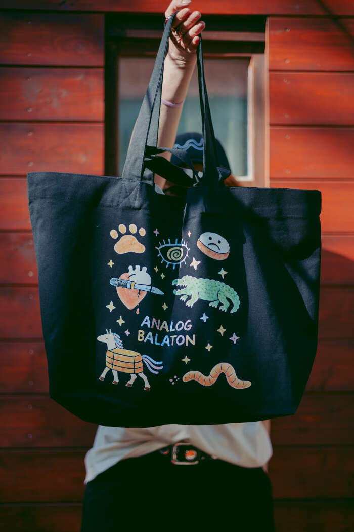 Mixtape fekete totebag