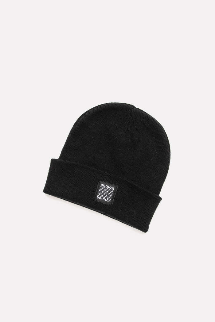 Analog Balaton fekete beanie