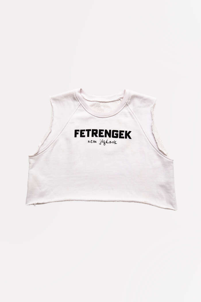 Fetrengek nem jógázok croptop